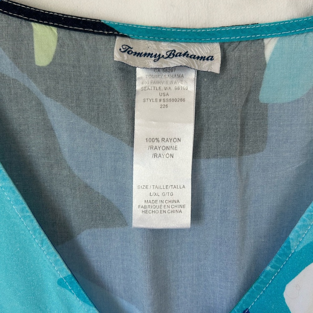 Tommy Bahama Paloma Palms Kaftan Tunic - Picture 10 of 13